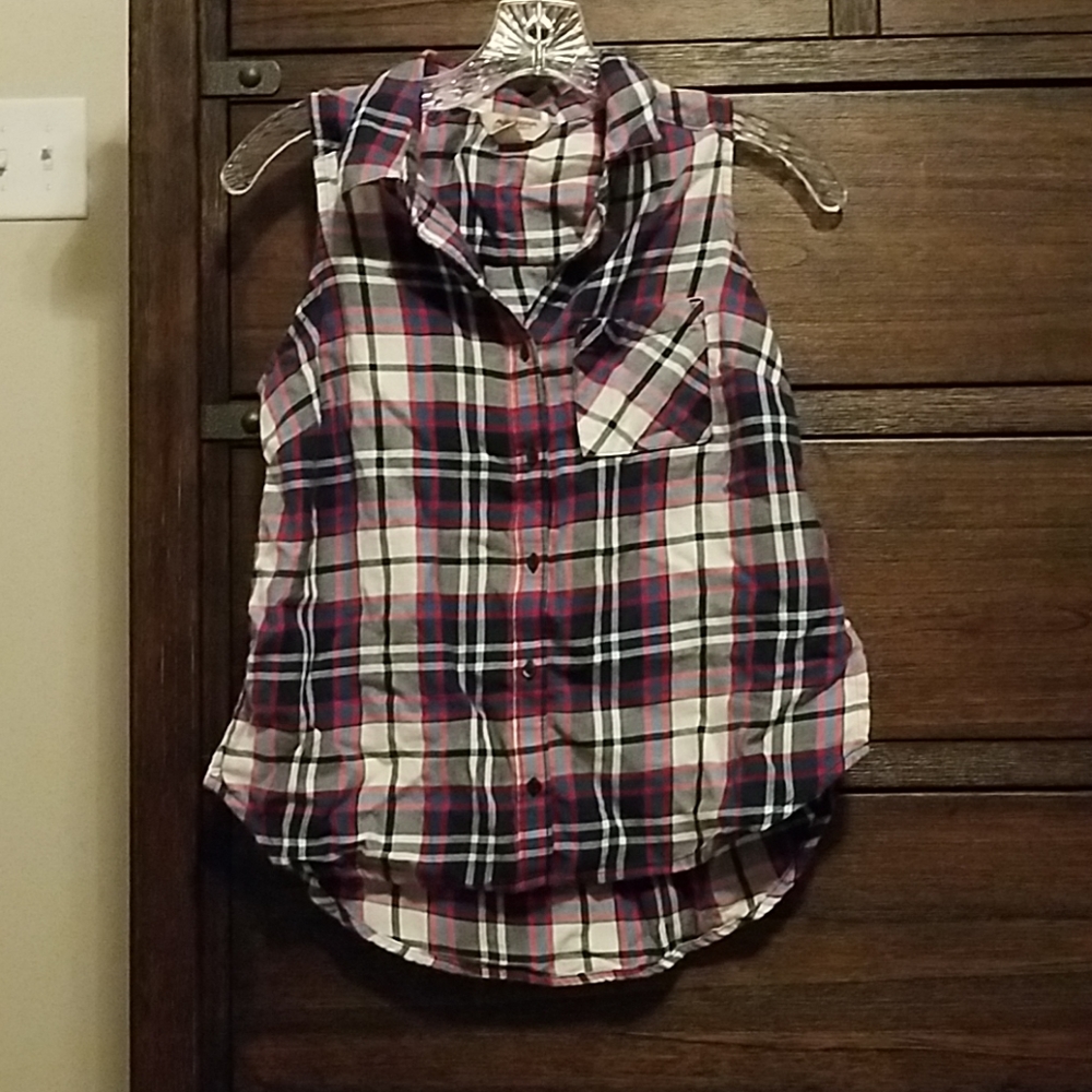Plaid tank top